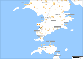 map of Yaksu