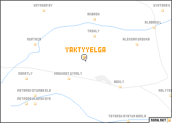 map of Yakty Yelga