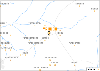 map of Yakuba