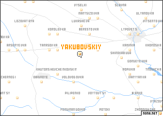 map of Yakubovskiy