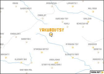 map of Yakubovtsy