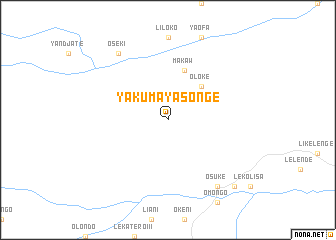 map of Yakuma-Yasonge