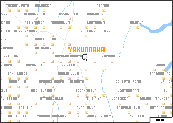 map of Yakunnawa