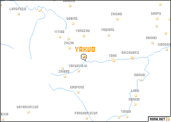map of Yakuo