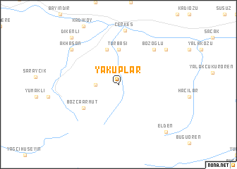 map of Yakuplar