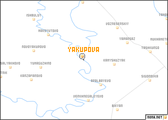 map of Yakupova