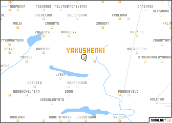 map of Yakushenki