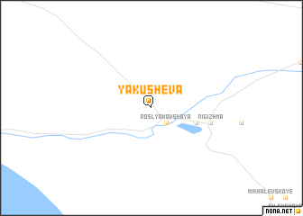 map of Yakusheva