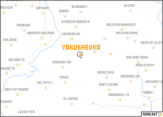 map of Yakushevka