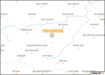 map of Yakushino