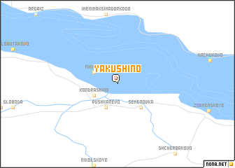 map of Yakushino