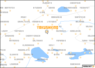 map of Yakushkino