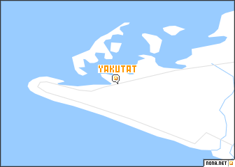 map of Yakutat