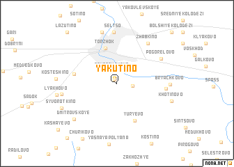 map of Yakutino