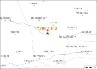 map of Yakutino