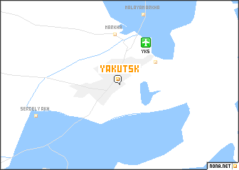 map of Yakutsk