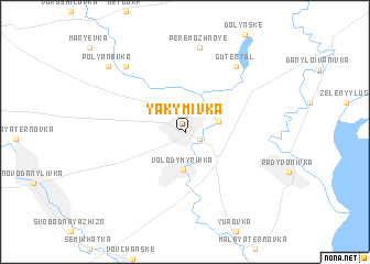 map of Yakymivka