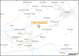 map of Yakzhuvaz