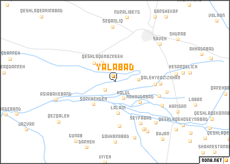 map of Yalābād