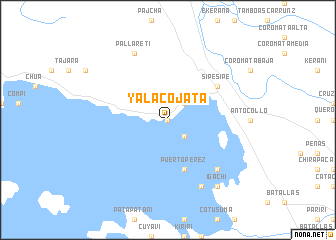 map of Yala Cojata