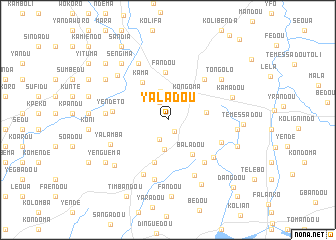 map of Yaladou