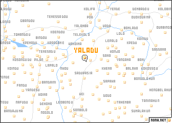 map of Yaladu