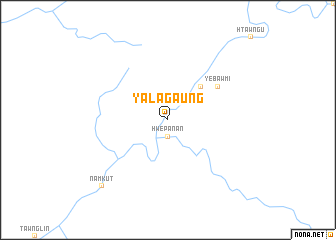 map of Yalagaung