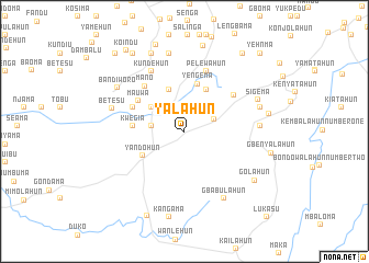 map of Yalahun