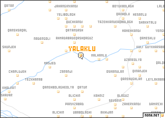 map of Yalaklū