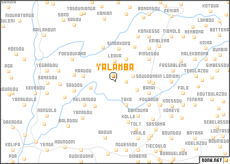 map of Yalamba