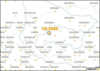 map of Yalamba