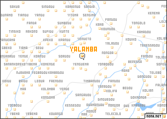 map of Yalamba