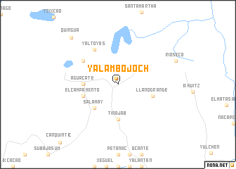 map of Yalambojoch