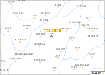 map of Yalanda