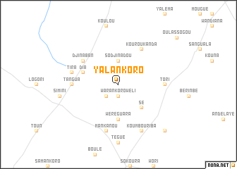 map of Yalankoro