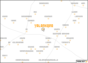 map of Yalankoro