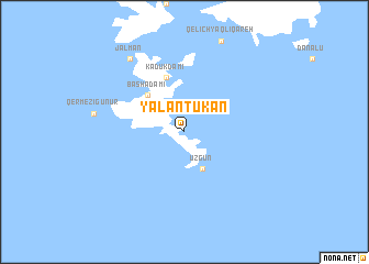 map of Yālān Tūkan