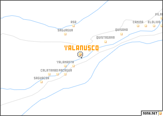 map of Yalañusco