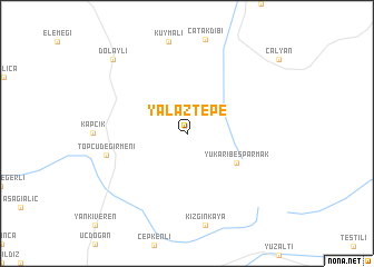 map of Yalaztepe