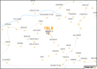 map of Yala