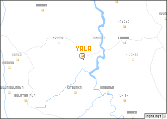 map of Yala