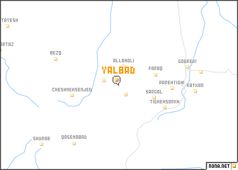 map of Yāl Bād