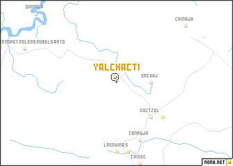 map of Yalchactí