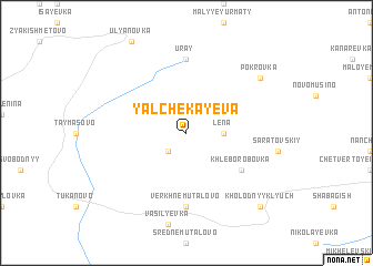 map of Yalchekayeva