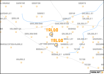 map of Yaldo