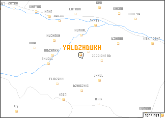 map of Yaldzhdukh