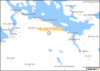 map of Yale Estates