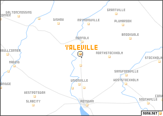 map of Yaleville