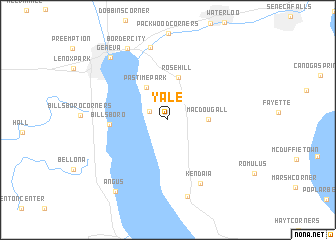 map of Yale