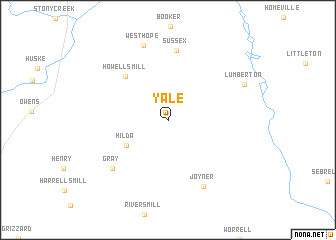 map of Yale